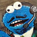 thumbnail of Cookie Monster - ME JUST NEEDED DENTAL painting